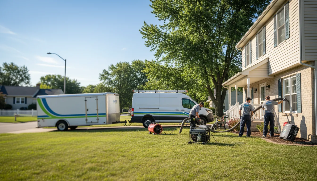 Flooded Basement Restoration And Cleanup With Repair in Ogden, IA near me